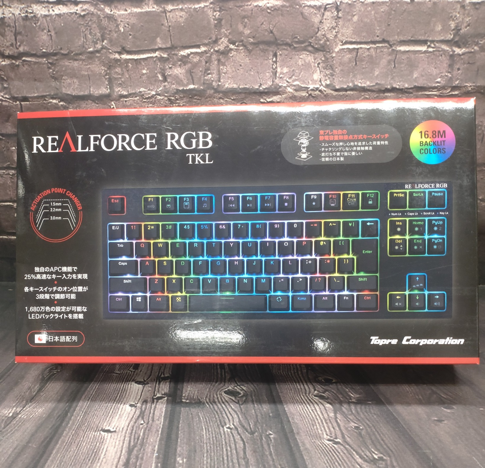 東プレ REALFORCE RGB TKL R2TLA-JP4G-BK