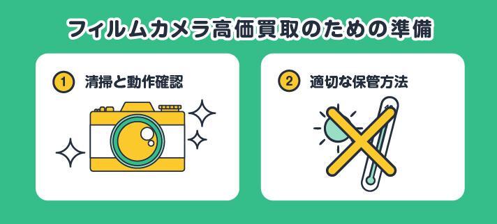フィルムカメラ高価買取のための準備/①清掃と動作確認②適切な保管方法